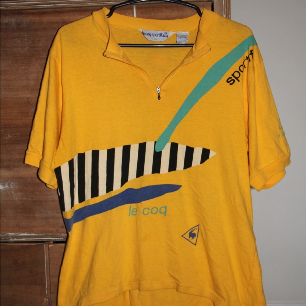 Vintage Tour de France Jersey - Le Coq Sportif